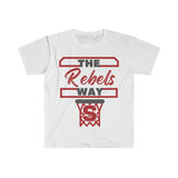 Gildan Unisex Softstyle T-Shirt 64000 - Rebels Way w/ Wooden Quote