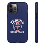 iPhone/Samsung Tough Cases - Tesoro Basketball on Blue