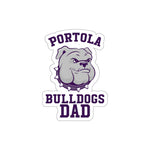 Die-Cut Stickers - Portola Bulldogs Dad