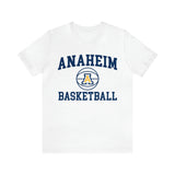 Bella+Canvas Unisex Jersey Short-Sleeve Tee 3001 - Anaheim A Basketball