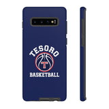 iPhone/Samsung Tough Cases - Tesoro Basketball on Blue