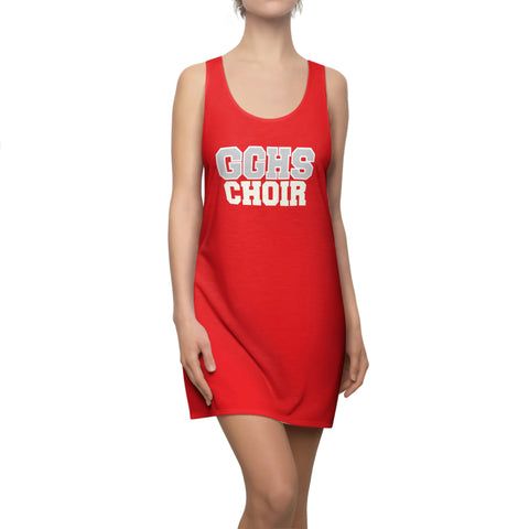 Women's Cut & Sew Racerback Dress (Red) - GGHS Choir