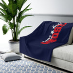 Sherpa Fleece Blanket (Navy) - Tesoro Song Dance