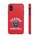 iPhone/Samsung Tough Cases - Tesoro Basketball on Red