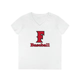 Gildan Ladies' V-Neck T-Shirt 5V00L - F Baseball
