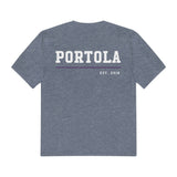 District Perfect Weight Tee DT104 - Portola Est. 2016 (front and back)