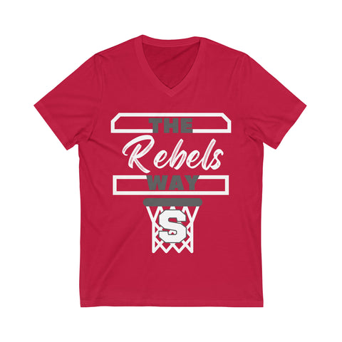 Bella+Canvas Unisex Jersey Short Sleeve V-Neck Tee 3005 - Rebels Way