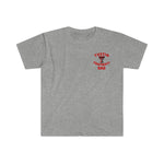 Gildan Unisex Softstyle T-Shirt 64000 - Double T Football Dad (Pocket Logo)
