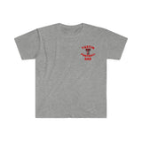 Gildan Unisex Softstyle T-Shirt 64000 - Double T Football Dad (Pocket Logo)