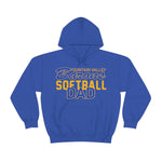 Gildan Unisex Heavy Blend™ Hooded Sweatshirt 18500 - FV Barons Softball Dad