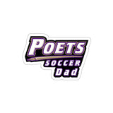 Die-Cut Stickers - Poets Soccer Dad