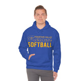 Gildan Unisex Heavy Blend™ Hooded Sweatshirt 18500 - FV Barons Softball