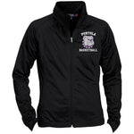 Sport-Tek Ladies' Raglan Sleeve Warmup Jacket (LST90) - Bulldogs Basketball