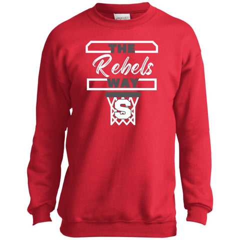 Port & Company Youth Crewneck Sweatshirt PC90Y - Rebels Way