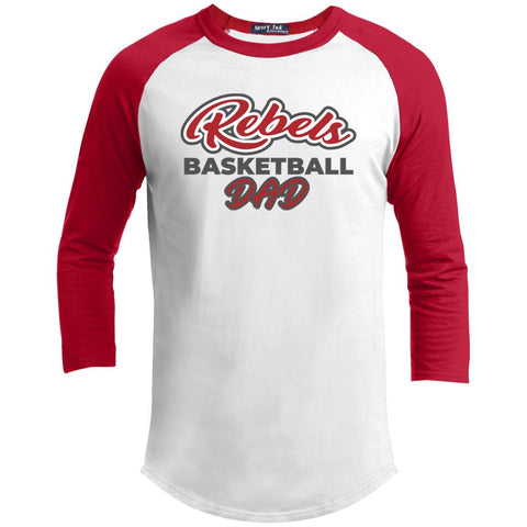 Augusta 3/4 Raglan Sleeve Jersey 4420 - Rebels Basketball Dad