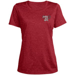 Sport-Tek Ladies' Heather Scoop Neck Performance Tee (LST360) - Lady Rebels Tennis