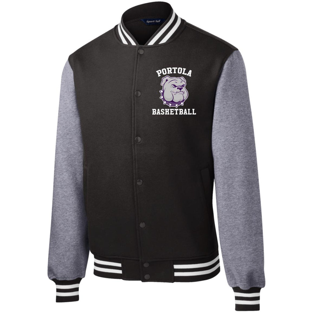 Men's Letterman Sports Raglan Jacket Fleece Varsity Button Up Hoodie  Sweatshirt