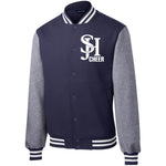 Sport-Tek Fleece Letterman Jacket (ST270) - SJH Cheer