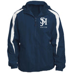 Fleece Lined Colorblocked Hooded Jacket (JST81) - SJH Soccer