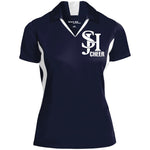 Sport-Tek Ladies' Colorblock Performance Polo (LST655) - SJH Cheer