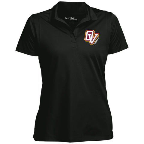 Sport-Tek Women's Micropique Tag-Free Flat-Knit Collar Polo LST650 - OV Softball