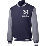 Sport-Tek Fleece Letterman Jacket (ST270) - SJH Cheer & Song