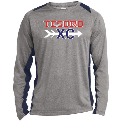 Sport-Tek Long Sleeve Heather Colorblock Performance Tee (ST361LS) – Tesoro XC