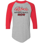 Augusta 3/4 Raglan Sleeve Jersey 4420 - Rebels Basketball Mom