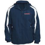 Fleece Lined Colorblocked Hooded Jacket (JST81) - Tesoro Soccer