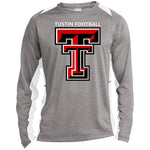 Sport-Tek Long Sleeve Heather Colorblock Performance Tee (ST361LS) – Tustin Football TT