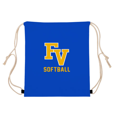 Drawstring Bags (Blue) - FV Softball