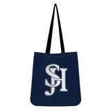 Cloth Tote - SJH on Blue