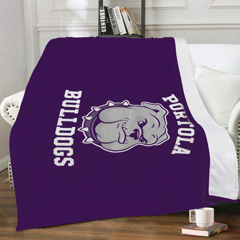 Micro Fleece Blanket - Portola Bulldogs