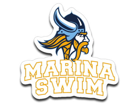 Sticker - Marina Swim (White)