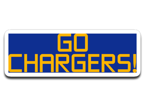 Sticker - Go Chargers!