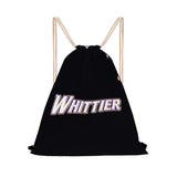 Drawstring Bag (Black) - Whittier