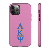 Mobile Phone Tough Cases - AKPsi on Pink