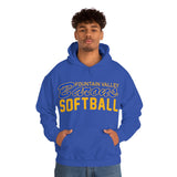 Gildan Unisex Heavy Blend™ Hooded Sweatshirt 18500 - FV Barons Softball