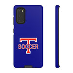 iPhone/Samsung Tough Cases - Big T Soccer on Blue