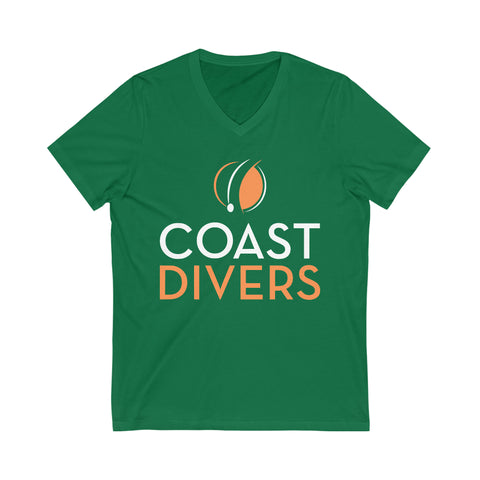 Bella+Canvas Unisex Jersey Short Sleeve V-Neck Tee 3005 - Coast Divers