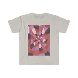 Gildan Unisex Softstyle T-Shirt 64000 - Balloon Purple & Peach