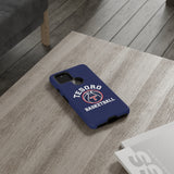 iPhone/Samsung Tough Cases - Tesoro Basketball on Blue