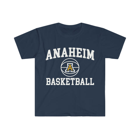 Gildan Unisex Softstyle T-Shirt 64000 - Anaheim A Basketball