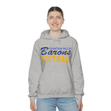 Gildan Unisex Heavy Blend™ Hooded Sweatshirt 18500 - FV Barons Softball