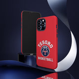 iPhone/Samsung Tough Cases - Tesoro Basketball on Red