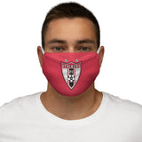 Snug-Fit Face Mask - Strikers FC Shield on Red
