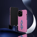 iPhone/Samsung Tough Cases - AKPsi on Pink