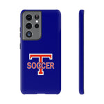 iPhone/Samsung Tough Cases - Big T Soccer on Blue