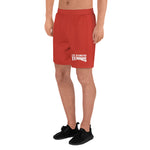 Men's Recycled Athletic Shorts (Red) - Los Al Tennis