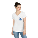 Gildan Ladies' V-Neck T-Shirt 5V00L - LH Tennis Mom (Pocket)